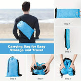 Carvallo Uppblåsbart Soffa Utomhus | Bärbar Luftsoffa för Camping & Strand | Med Nackstöd & 30h Hållbarhet Carvallo