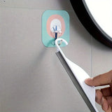 Carvallo Mini Duschabzieher | Praktisk fönsterskrapa | Silikonblad för speglar, kakel och fönster Carvallo