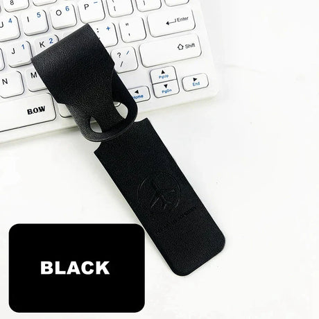 Carvallo Koffertagg i konstläder | Adressetikett för resebagage | Bagagetagg för väskor och väskor | 9 färger Carvallo