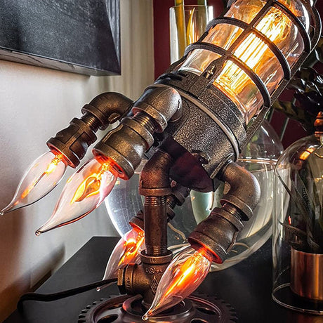 Steampunk raketlampa Bellasverige