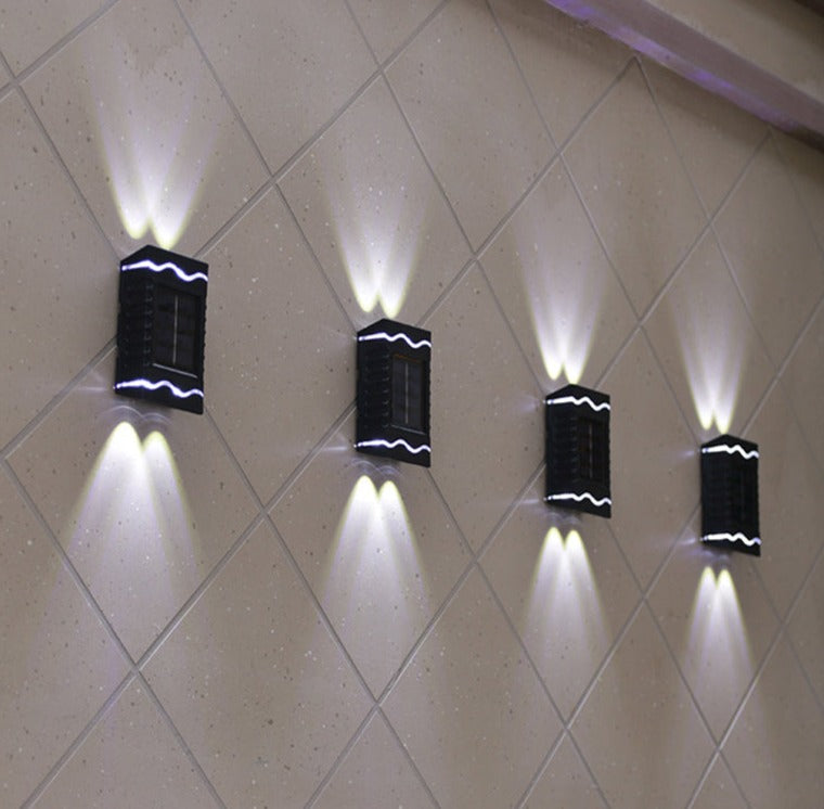 Carvallo SolaRay | Väderbeständig IP65 | LED med skymningssensor | För trädgård, terrass och uppfart Carvallo