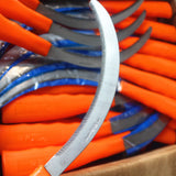 Carvallo ogräs skära i rostfritt stål | Tandad skärkant | För skörd & trädgårdsarbete | 30 cm Carvallo