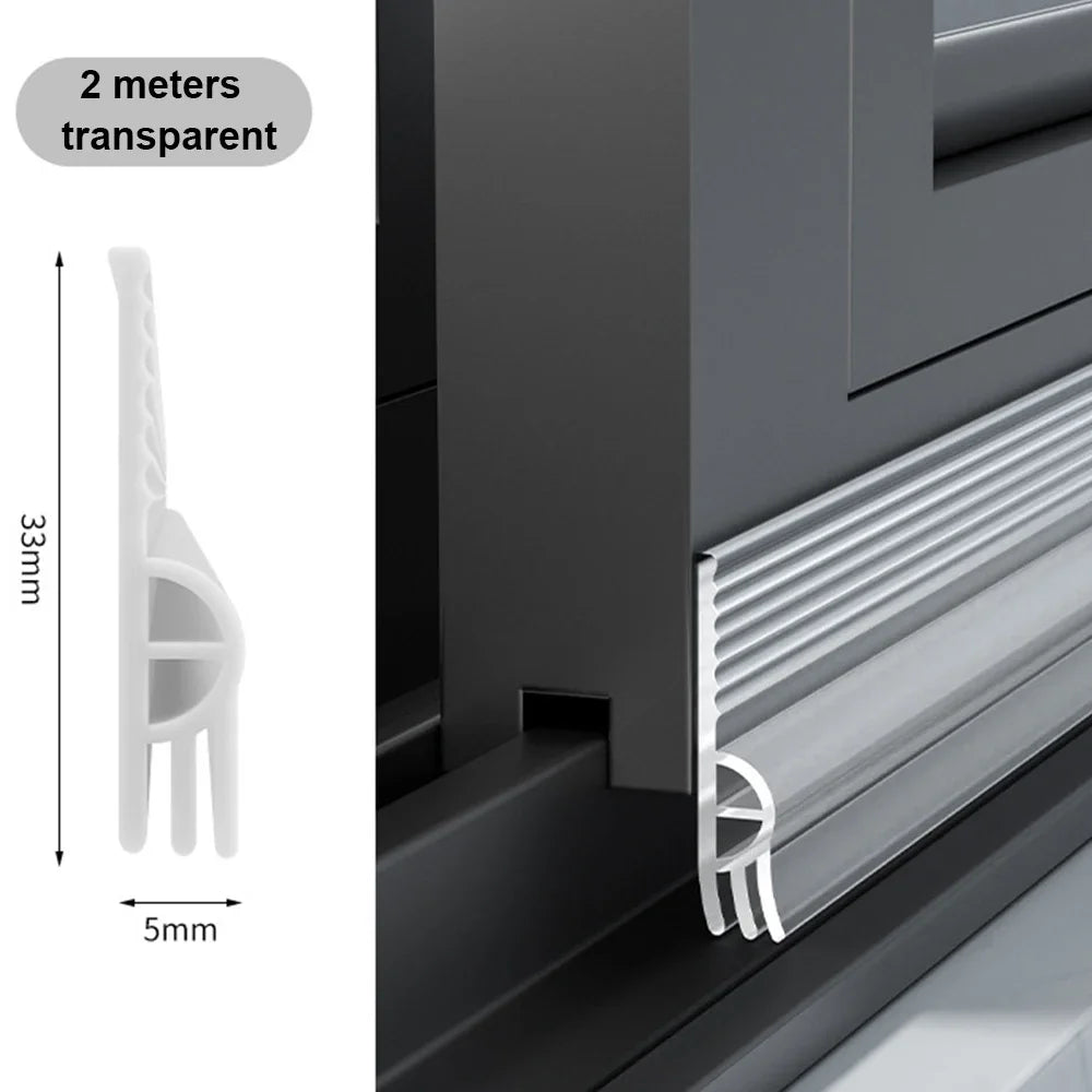 Carvallo SilentSeal Pro | PVC dragspärr utan lim | ljuddämpande & energibesparande | tvättbar & justerbar Carvallo