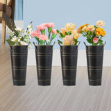 Retro Eisen-Blomkruka med handtag – Dekorativ metallblomkruka för hemmet Carvallo