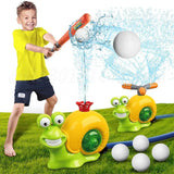Carvallo Vattensprinkler-leksak | Rolig trädgårdssnigel | För barn från 3 år | Sommar-sprutkul i trädgården & pool Carvallo