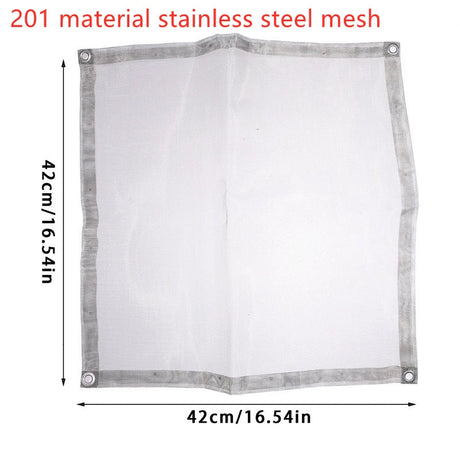 Carvallo Fällbar Utomhus Eldstad | Rostfritt Stål Eldställ med Nät | Bärbar & Värmeresistent | För Trädgård, Camping & Terrass Carvallo