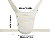 Carvallo SafeFit stöldsäker sport midjeväska | Vattentät & Lätt | Justerbart bälte Carvallo