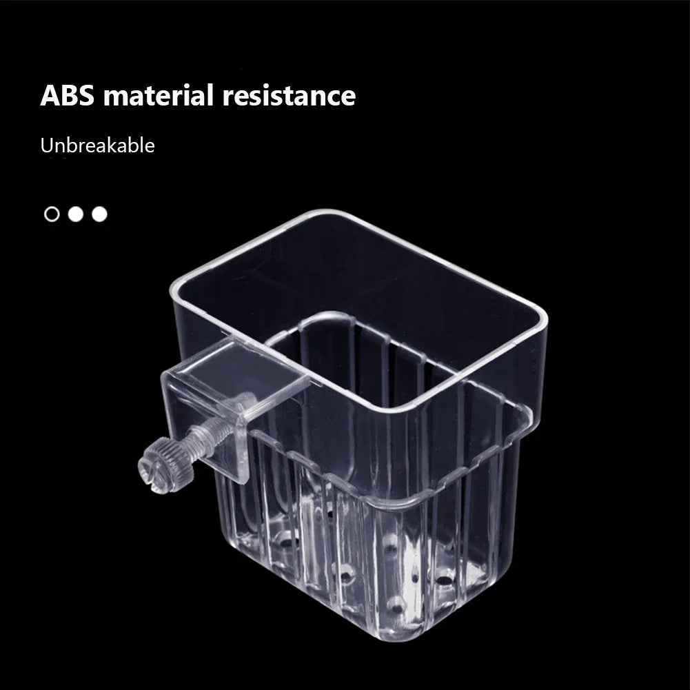 Carvallo växtkorg för akvarium | Transparent hängande korg | För akvarieväxter & dekoration Carvallo