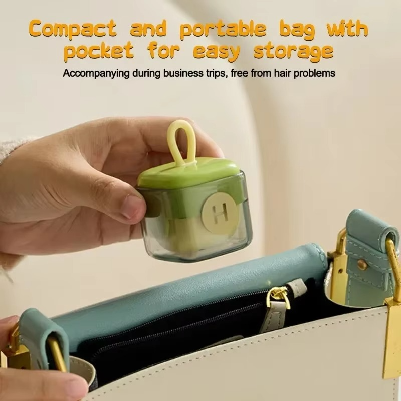 Kompakt återanvändbar luddrulle – Resevänlig borttagare av djurhår och damm för kläder och tyger MILA Sverige