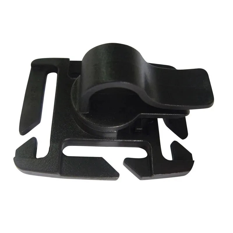 Carvallo Schlauchhalter Clip för dryckessystem | 360° roterbar | MOLLE-kompatibel | För ryggsäck, utomhus & camping | Lätt & Robust Carvallo