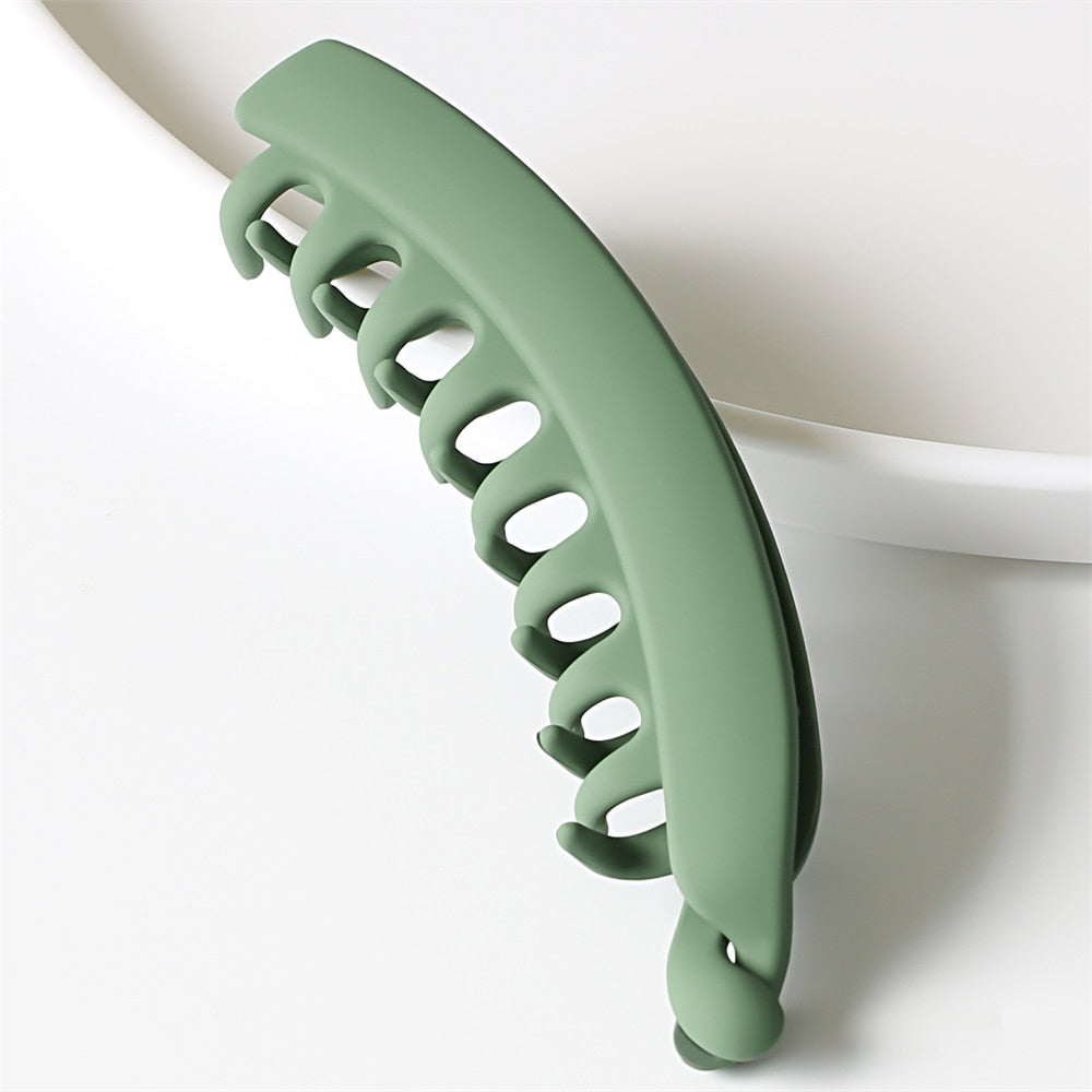 Kvinnors Eleganta Hårklor-Accessories-Hemnix-Grön-Hemnix