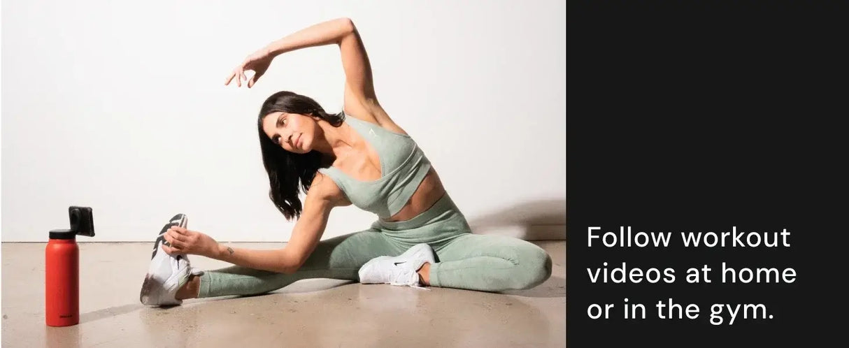 Royallure Magnetisk Vattenflaska – Isolerad, Telefonhållande, Läckagefri Design Carvallo