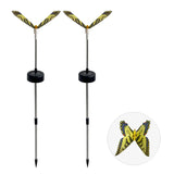 Carvallo Solar-fjärilsbelysning 2-pack | Färgglad & Stämningsfull | För trädgård, balkong, fester & bröllop Carvallo