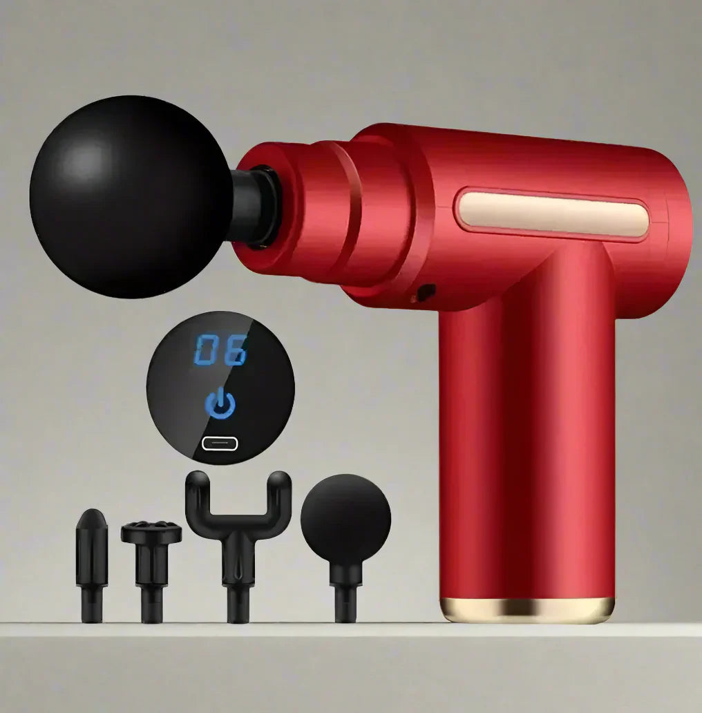 Royaleva Mini Muscle Massage Gun – Bärbar Handhållen Perkussion Massager för Djupvävnadsavlastning Carvallo