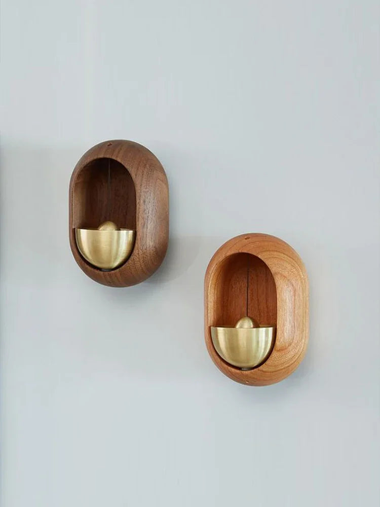 Rayvia Eleganta Trä Dörrklockor för Fridfullt Hem Carvallo
