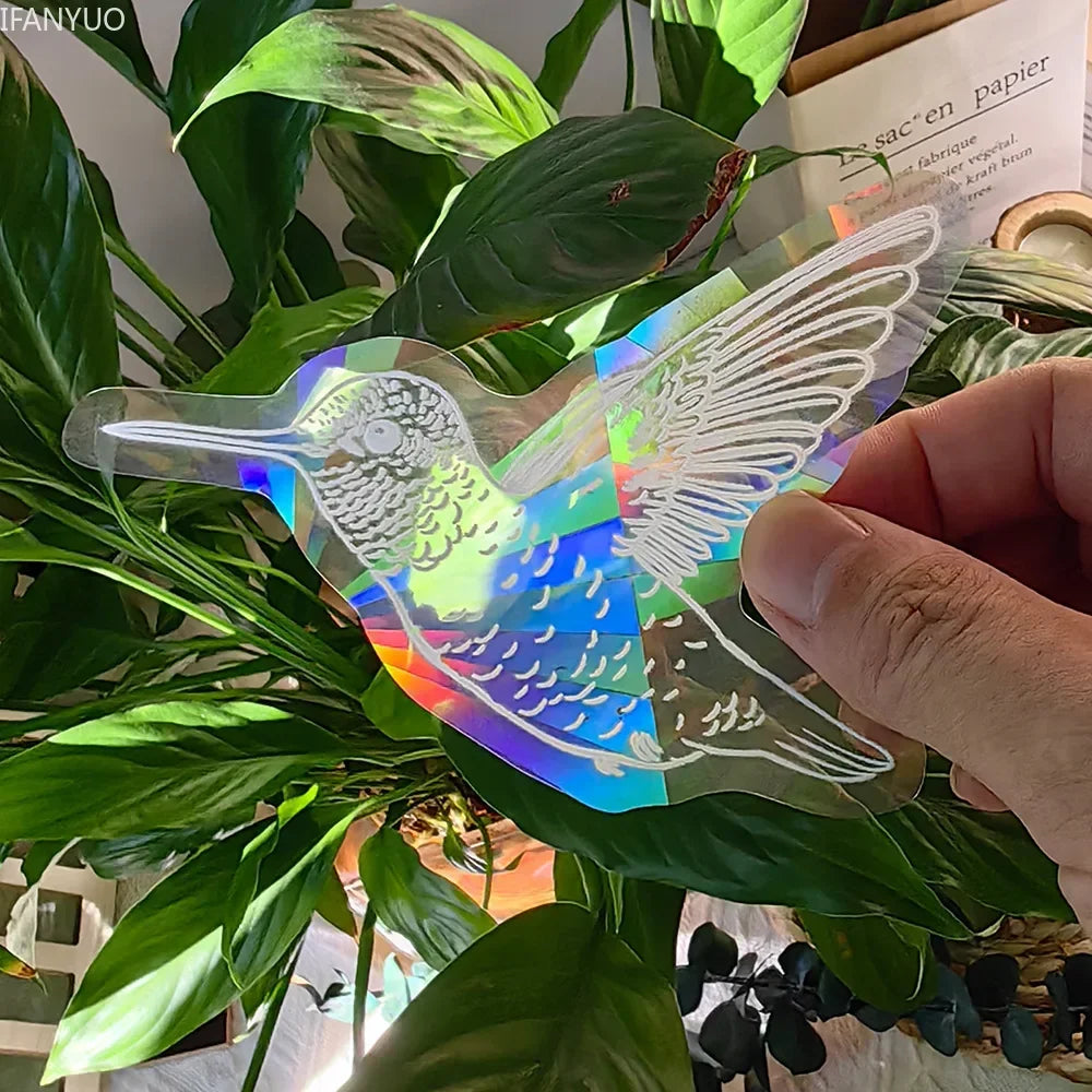 Carvallo fönsterdekal solfångare | Självhäftande med 3D-regnbågseffekt | För fönster, väggar & dekoration Carvallo