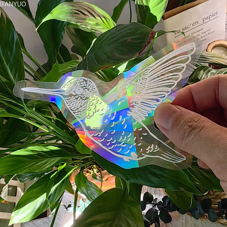 Carvallo fönsterdekal solfångare | Självhäftande med 3D-regnbågseffekt | För fönster, väggar & dekoration Carvallo