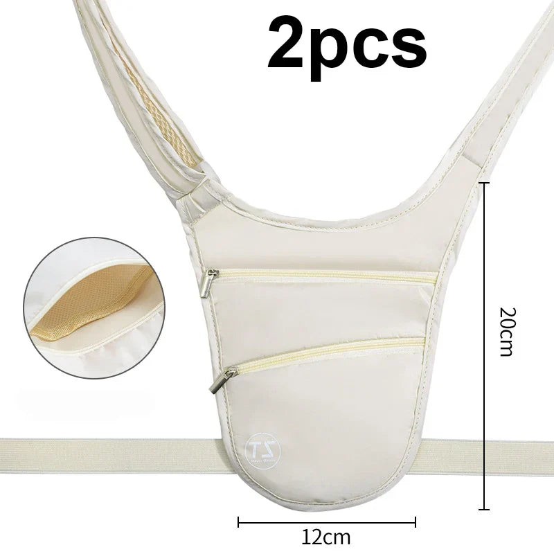 Carvallo SafeFit stöldsäker sport midjeväska | Vattentät & Lätt | Justerbart bälte Carvallo