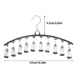 Carvallo Leggings-Organizer Klädhängare med 10 clips | För upp till 40 leggings | Platsbesparande hängregal | Garderobsförvaring Carvallo