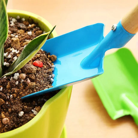 Carvallo Handspade med trähandtag | Lätt & Stabil | Ergonomisk för lätt grävning – 1 styck Carvallo