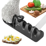 4-i-1 professionell knivslipare – Multifunktionellt köksverktyg MILA Sverige