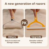 Carvallo Duo+ | 2-i-1 Ludd- & Hårborttagare | Dubbel­sidig Tygrakare & Luddroll | För Kläder, Mattor & Möbler Carvallo