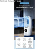 Carvallo Breeze Bladeless Ventilator 2025 | 6 Hastigheter | Tyst Luftkylare & Luftrenare | USB-Anslutning | För Kontor & Hem Carvallo