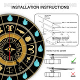ModernGlow - Stilren 3D Väggklocka för Inredningsdekoration Carvallo