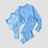 Activewear Set för kvinnor-Clothes for women-bellasverige-Blå-S-Hemnix