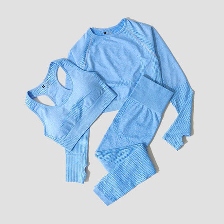 Activewear Set för kvinnor-Clothes for women-bellasverige-Blå-S-Hemnix