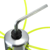 Carvallo-Fadenkopf Trimaro X4 | Aluminiumhuvud med 4 skärtrådar | För grästrimmer & gräsklippare Carvallo