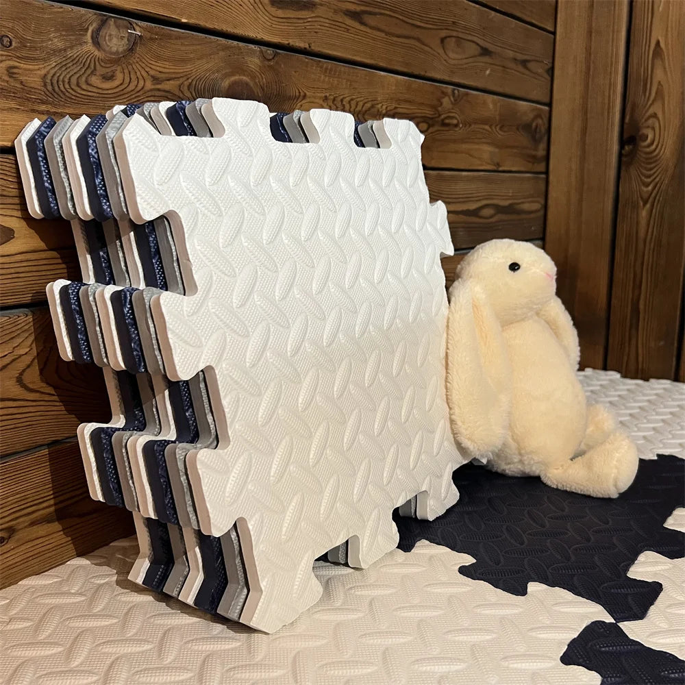 PlayMats – Färgglad skum babylekmatta pussel med låsbart design för barn Carvallo
