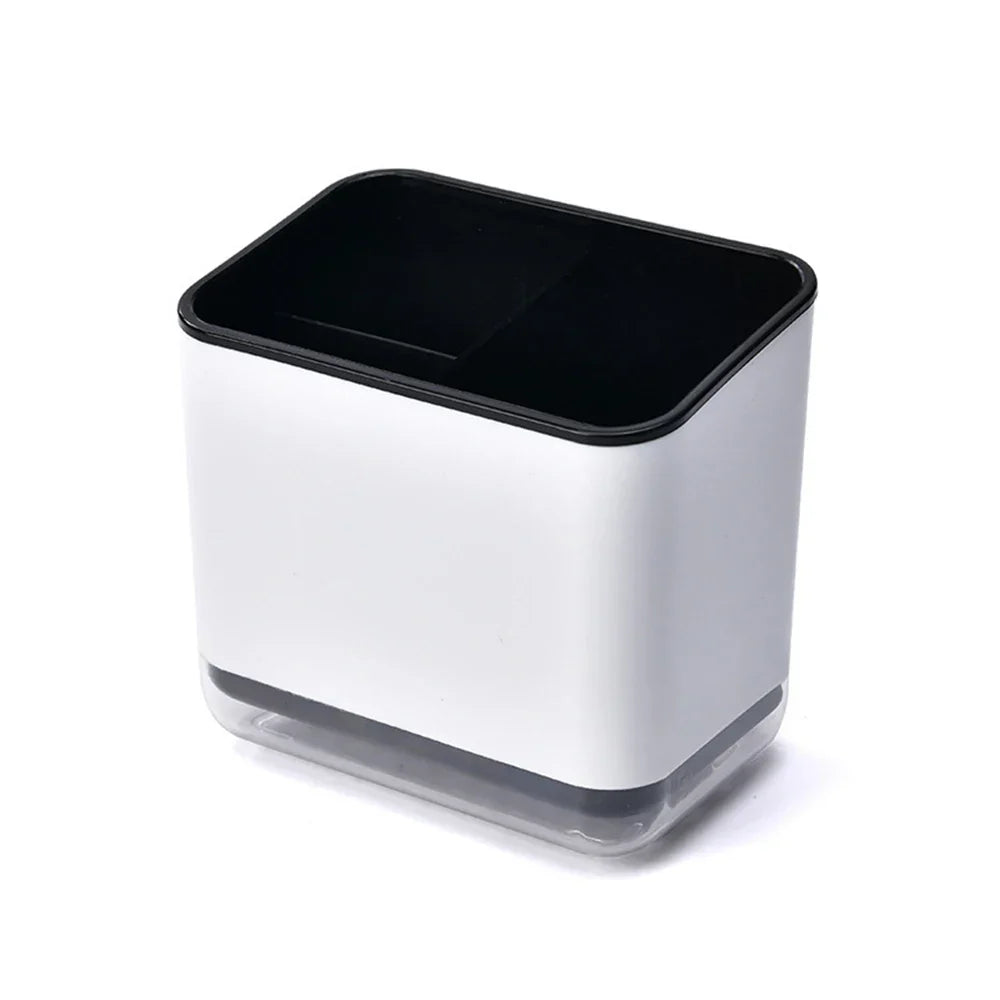 Carvallo Organizer Multifunktionell Bestickhållare med Droppfunktion | Kök-Organisator för Skedar, Gafflar & Pinnar | 12 × 8 × 14 cm Carvallo