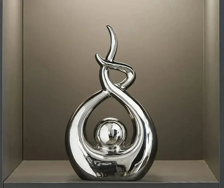 Modern keramikskulptur för stilfull heminredning och estetisk appell Carvallo