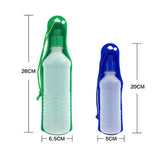 Carvallo | Bärbar hundvattenflaska | Läckagesäker & BPA-fri | 250ml/500ml | För på språng Carvallo