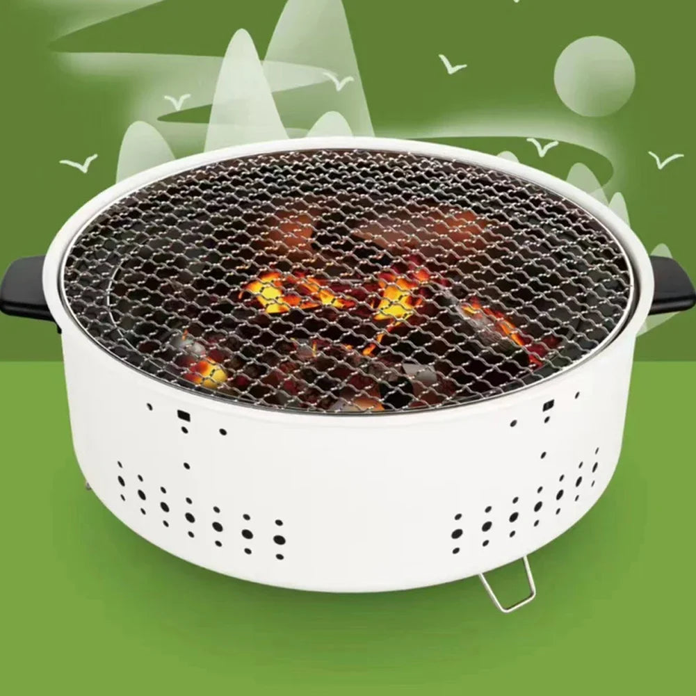 Carvallo Bärbar Kolgrill | Rökfri & Kompakt | För Camping, Trädgård & Balkong Carvallo