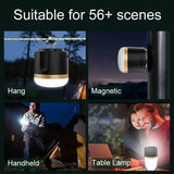Bärbar LED Campinglampa med Powerbank – Uppladdningsbar, USB-port, för utomhus och nödsituationer Carvallo