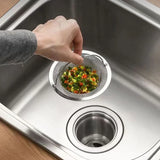 Carvallo DrainGuard Inox | Rostfritt avloppskorg för kök & bad | Fångar matrester & hår | Rostfritt & hållbart Carvallo