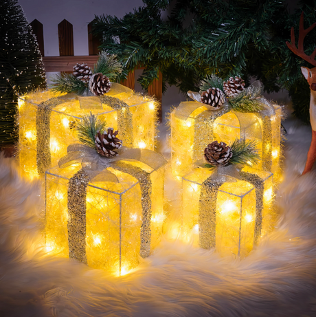 Belysta Julklappar - Magisk Dekoration Carvallo