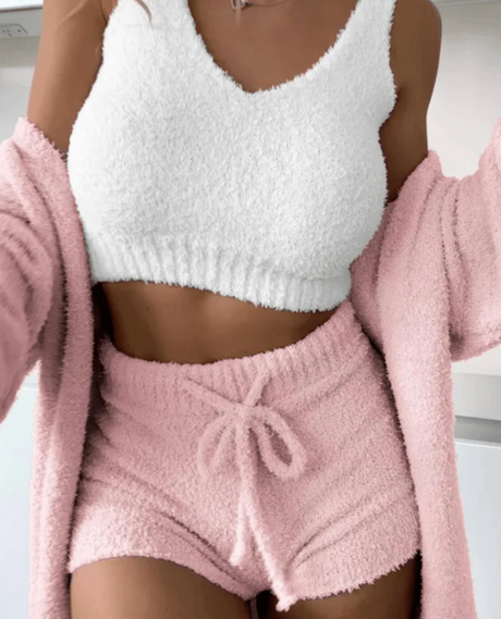 MIROSE Mysigt stickat set (3 delar) MILA Sverige