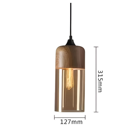 RusticLuxe Light - Vintage Hänglampa gjord av Trä Carvallo