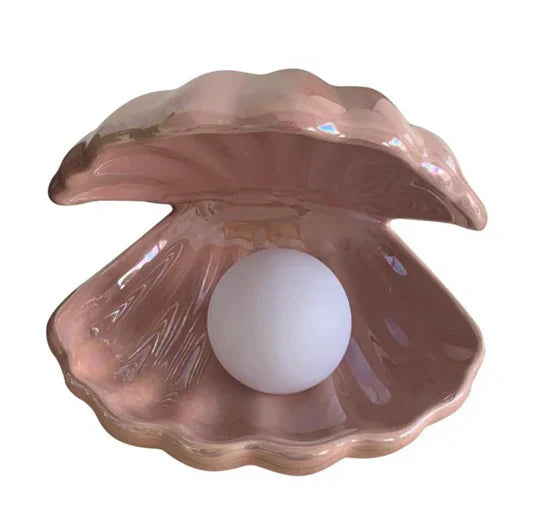 ShellGlow - Förtrollande keramiklampa för nattstämning Carvallo