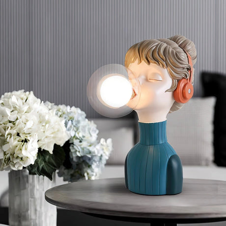 Exklusiv Bubble Gum Girl LED-lampa - Unik dekorativ belysning för moderna interiörer Carvallo