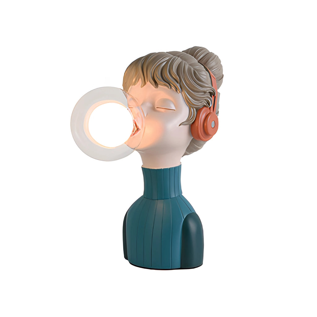 Exklusiv Bubble Gum Girl LED-lampa - Unik dekorativ belysning för moderna interiörer Carvallo