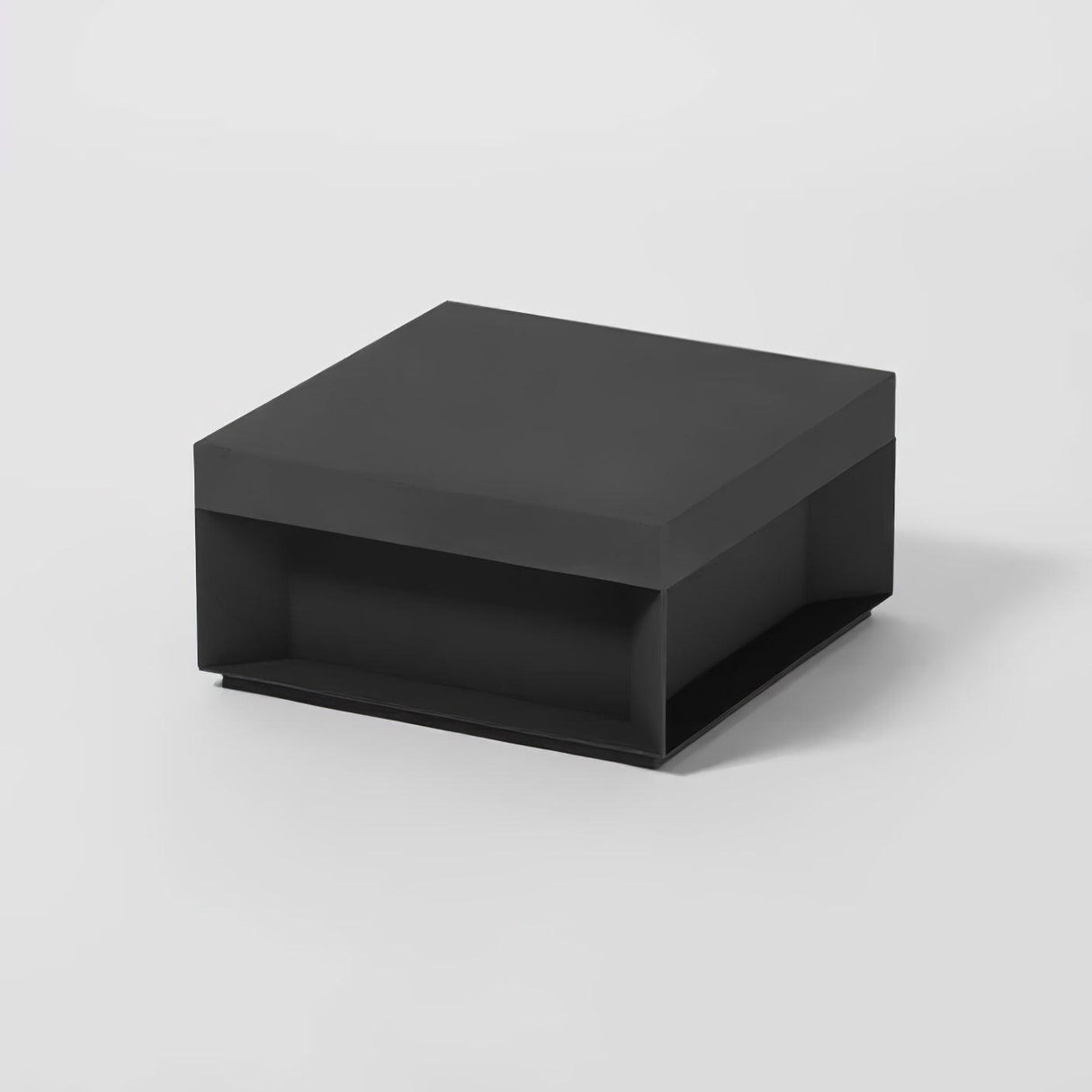 Matt svart ram sol utomhus postlampa Carvallo