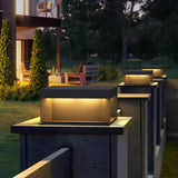 Matt svart ram sol utomhus postlampa Carvallo