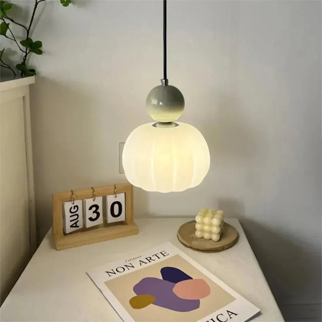 Vintage Art Deco Pendant Lampa Carvallo