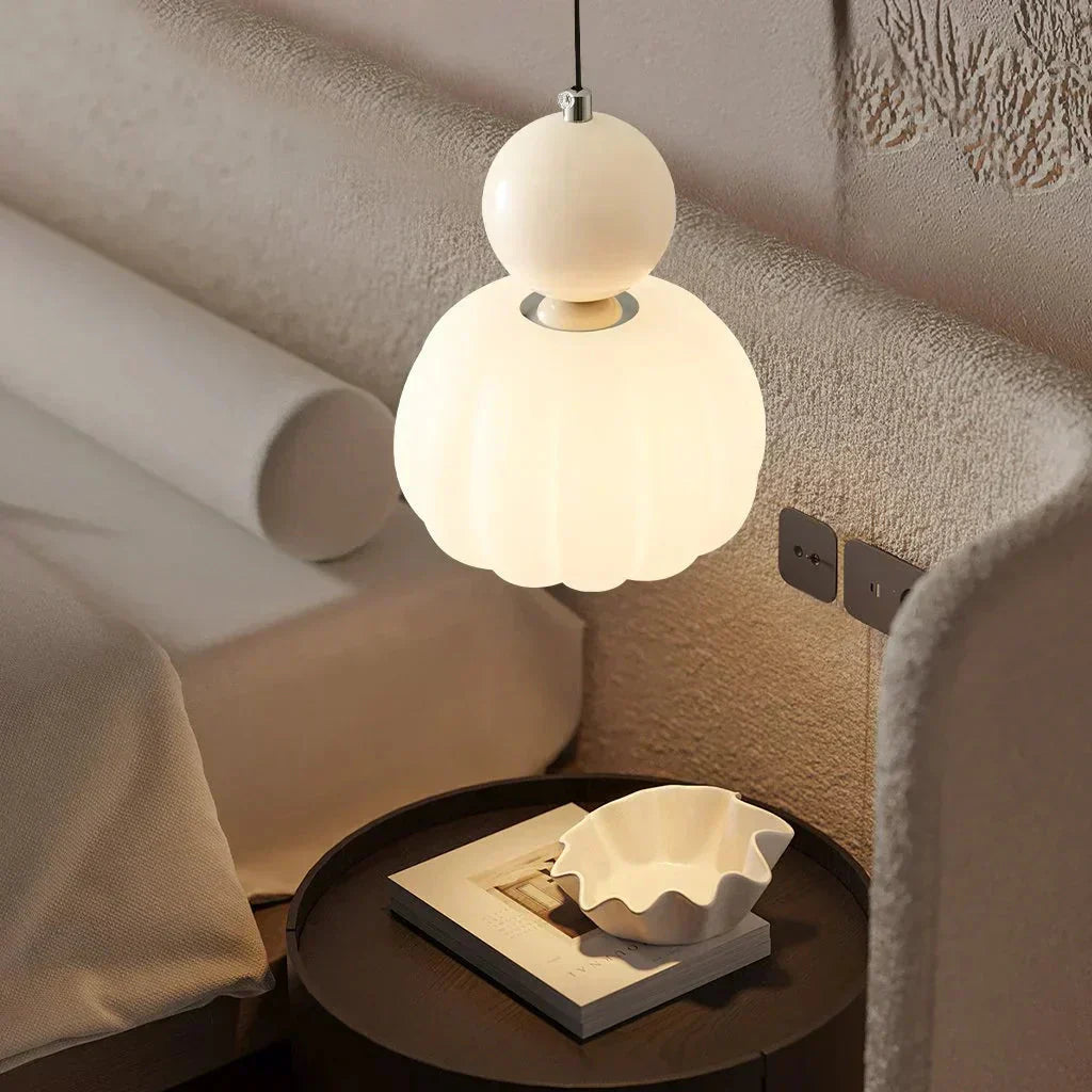 Vintage Art Deco Pendant Lampa Carvallo