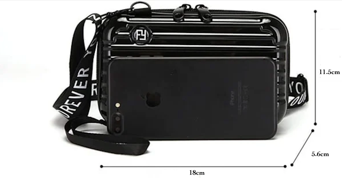 Crossbody väska hård skal kompakt axelväska Carvallo