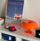 Carvallo – Retro Bordslampa med Italiensk Design och Varm LED-belysning Carvallo